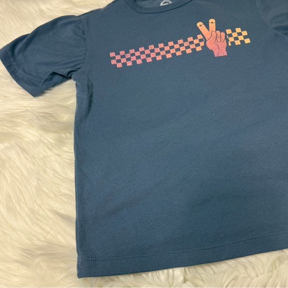 Wonder Nation Blue Graphic Short Sleeve Shirt - Boys Size Small (6-7) - Picture 7 of 13